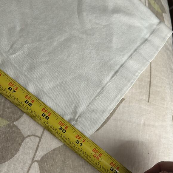 BP. High Waist Straight Leg Cotton Pants In White Size 2 NWOT - Picture 10 of 10